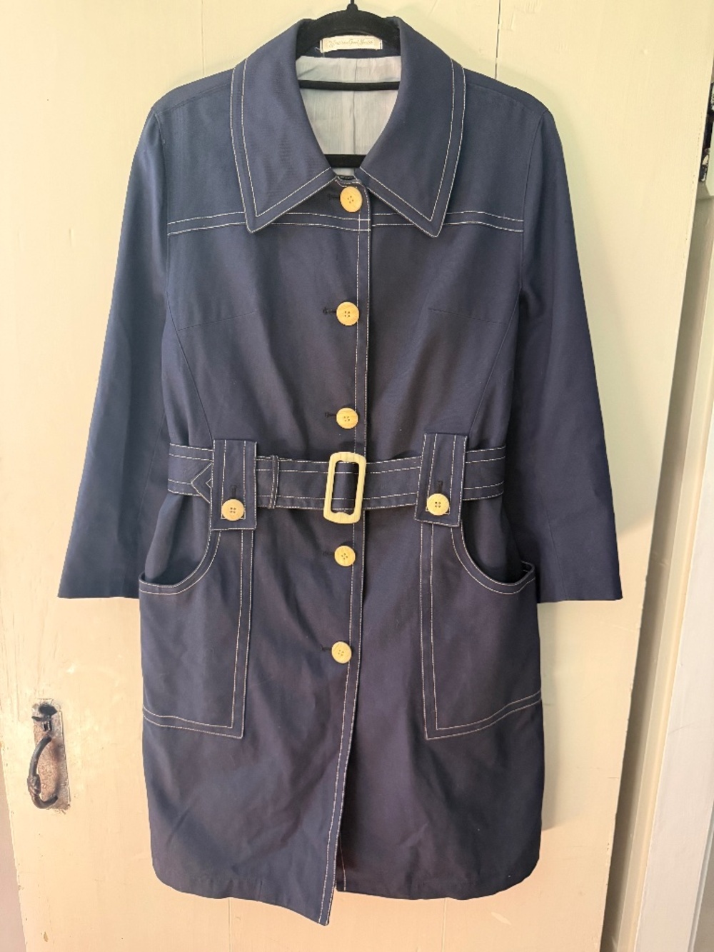 Women’s vintage belted trench coat